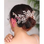 Accesoriu elegant pentru decor par AP002EE Argintiu cu cristale Argintii + 4 agrafe